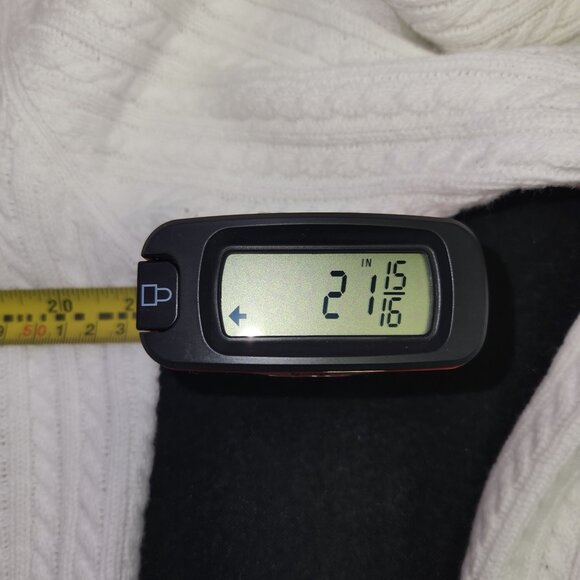 Crystal Kobe Women's Large White Long Sleeve Cable Knit Cardigan 2153 - Picture 6 of 7